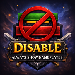 Disable Always Show Nameplates logo