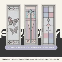 Stained Nordic Doors logo