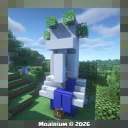Greek Moai Villager logo
