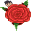 Painted in Roses logo
