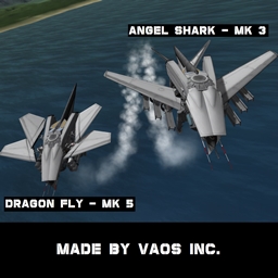 Vaos Craft files - Dragon Fly and Angel Shark. logo