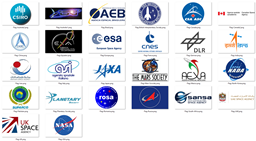 Space Agency Flags logo