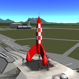 Moon Rocket from TinTin