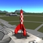 Moon Rocket from TinTin logo