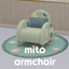 Mito armchair logo