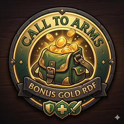 Call to Arms - Bonus gold RDF logo