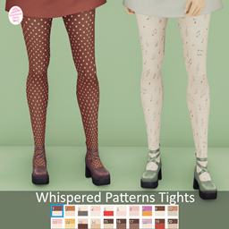 Whispered Patterns Tights logo