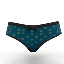Bikini  Underwear Turquoise polkadot logo