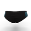Bikini underwear with turquoise polkadot logo