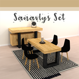 Kaziecc ~ Sanavlys Dining Room Set - Modern Dining Table & Chair. project image