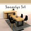 Kaziecc ~ Sanavlys Dining Room Set - Modern Dining Table & Chair. logo