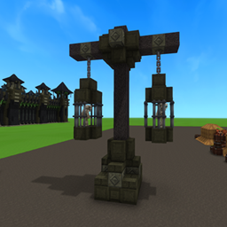 Hanging Cages with skeletons logo