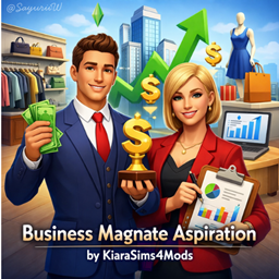 Business Magnate Aspiration by KiaraSims4 - Tradução PTBR