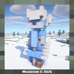 Ice Moai Villager logo