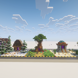 Five Biome Themed Nether Portal Designs logo