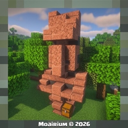 Moai Granite Statue logo