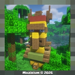 Jungle Moai Villager logo