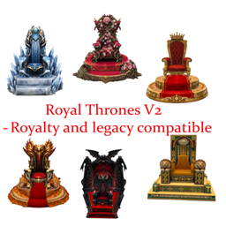 Royalty Collection - Royal Thrones V2 – Royalty & Legacy Compatible By SimverseDesigns | Chinese Translation