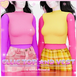 ☆ Ellie Top and Vest ☆