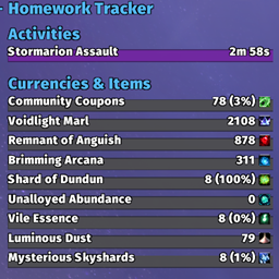 Homework Tracker addon logo