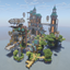 Steampunk Island logo