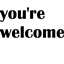 You're Welcome logo