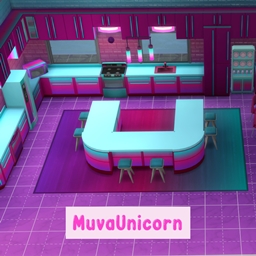 Unicorn Dreams Kitchen Fixtures and Furniture Set (Recolor) logo