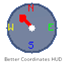 Better Coordinates HUD logo