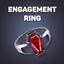 True Love Never Dies Coffin Engagement Ring logo