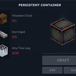 Persistent Containers (chest that keeps items when broken) logo
