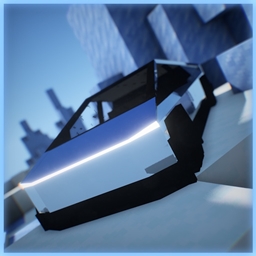 Boat Cybertruck logo