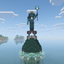 Ocean Mermaid Statue logo