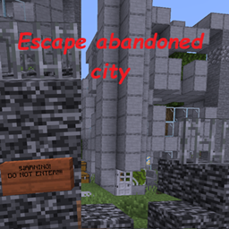 Escape abandoned city    -    small and short adventure map I made logo