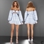 Off-the-Shoulder Ruffled Mini Dress logo