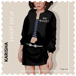 Karisha - Top w Jacket Child logo