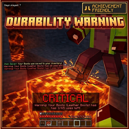 Durability warning "Achievement friendly" logo