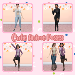 Cute Anime Poses for Your Simstagram logo
