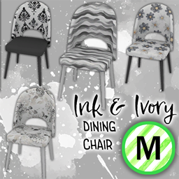 Merleaux - Ink & Ivory Dining Chair logo