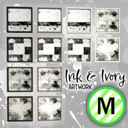 Merleaux - Ink & Ivory Wall Art logo