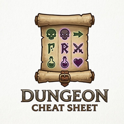 Dungeon Cheat Sheet logo