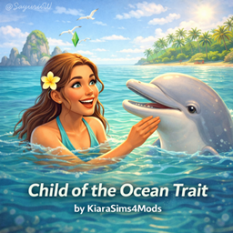 Child of the Ocean Trait by KiaraSims4Mods- Tradução PTBR 