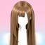 【SUSHI】S128 straight bangs, pure and seductive long hair logo