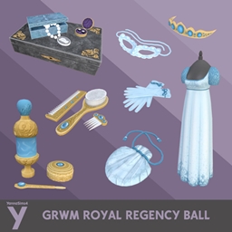 GRWM Royal Regency Ball, Bridgerton-inspired Set logo