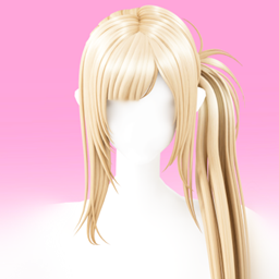 【SUSHI】S151 Side-tied bangs with long hair logo