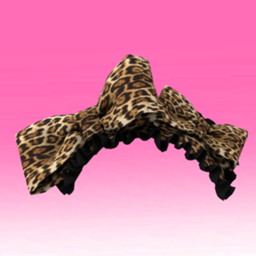 【SUSHI】S86 Leopard-print hairband logo