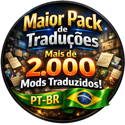 MAIOR PACK DE TRADUÇÕES +2.000 MODS PT-BR! logo