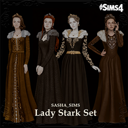 Lady Stark's medieval clothing set logo
