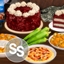 Okra, Shrimp and Grits and Red Velvet Cake - Soul Food Set 3 logo