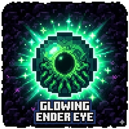 Glowing Ender Eye logo