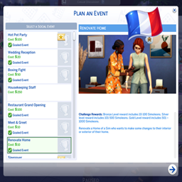 Renovate Home Event by KiaraSims4Mods | TRADFR by Jadany project image